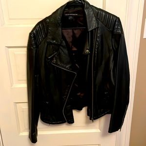 French Connection faux leather jacket. Size 10
